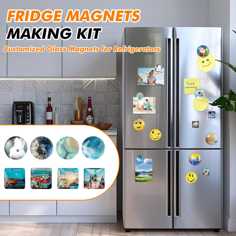 Aertiavty glass magnets pieces add a premium touch to displays