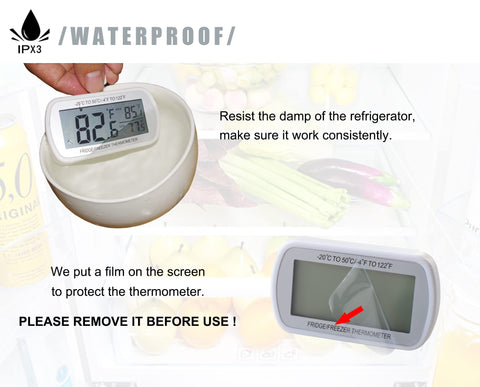 AEVETE compact thermometer suited for freezers and cold storage