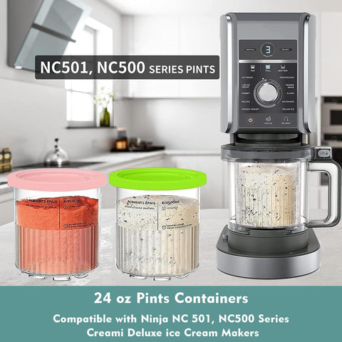 AFDLLDQM Ninja Creami Deluxe 24oz Pint lid demonstrates tight-seal design for leak-free storage