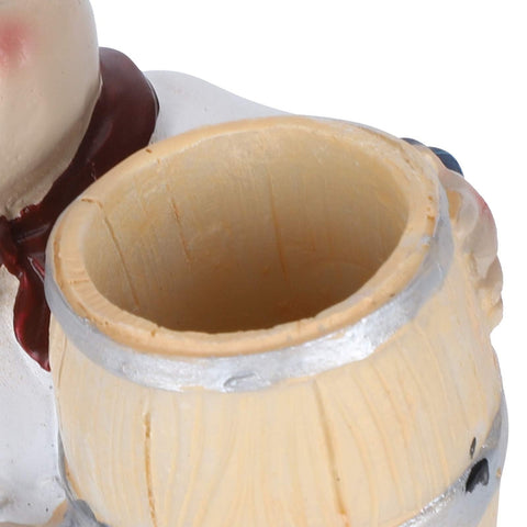Agatige Italian chef statue enhances coffee shop or bakery counters