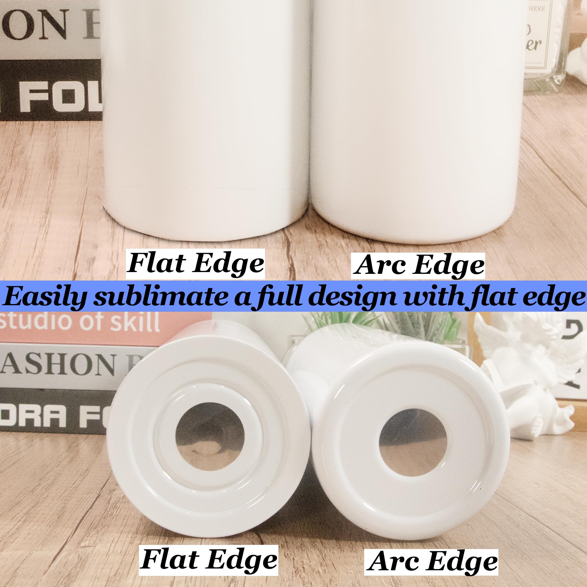 AGH 20oz sublimation tumbler straight sides for precise printing