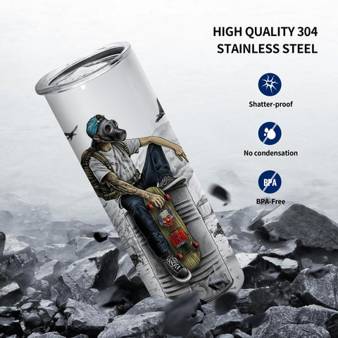 AGH double-wall vacuum insulation preserves drink temperature longer
