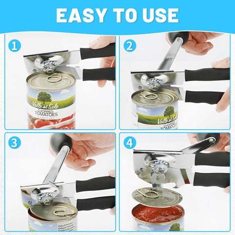 AGIgear commercial can opener portable for camping and outdoor picnics.
