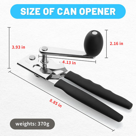 AGIgear commercial can opener featuring stainless-steel cutting wheel for smooth cuts.