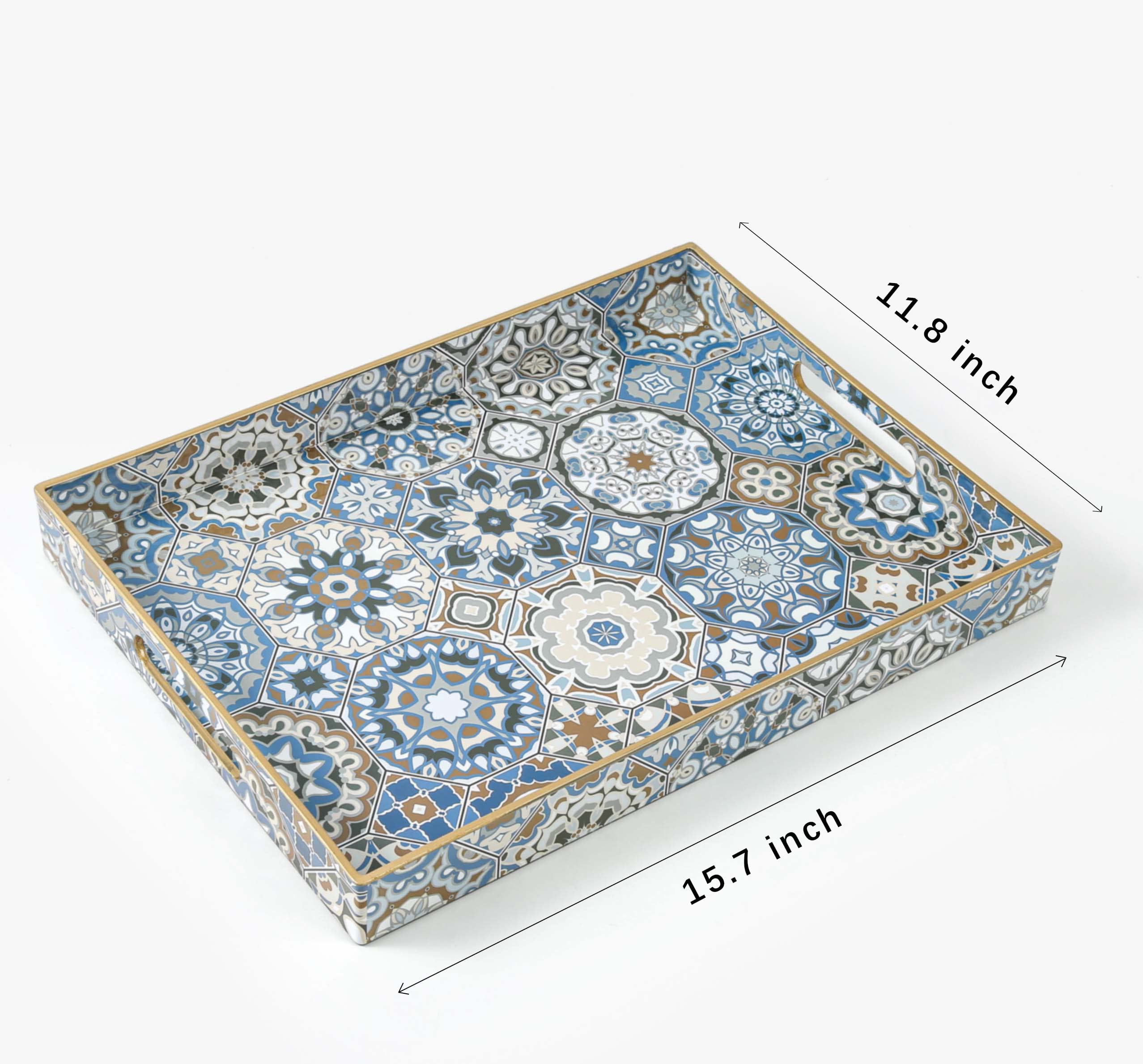 AGIOTA thickened plastic tray with smooth surface for quick cleaning