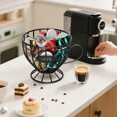 Agirlvct coffee pod holder top view for easy pod access