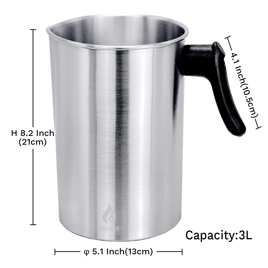 AGLARY seamless aluminum design emphasizing leak-free operation.