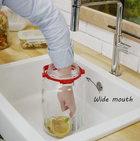 AGTRADE canning and pickling jar ideal for large-batch preserves.