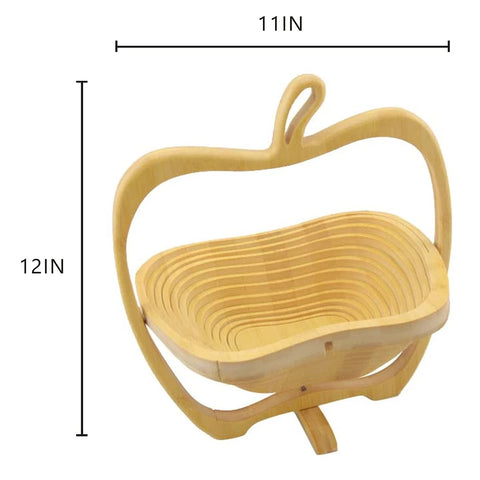 AHBLQD foldable fruit basket in collapsible design saves kitchen space.