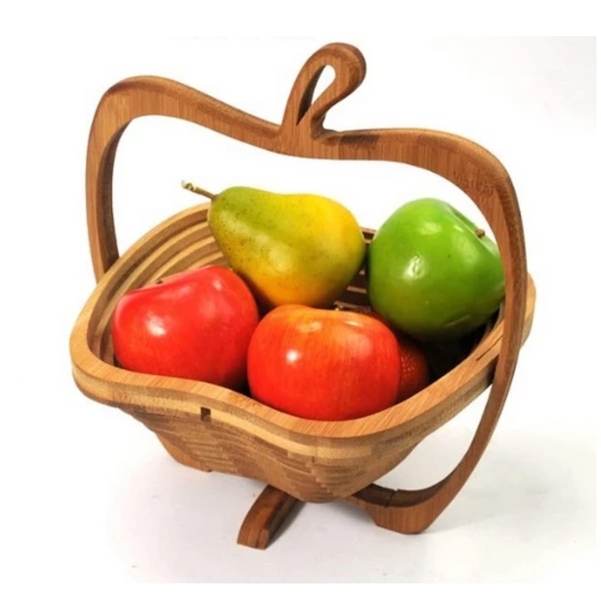 AHBLQD space-saving foldable fruit basket for tidy storage.