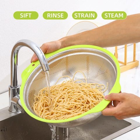 AHIABOAT rice washing bowl 2qt for quick rinsing and prep