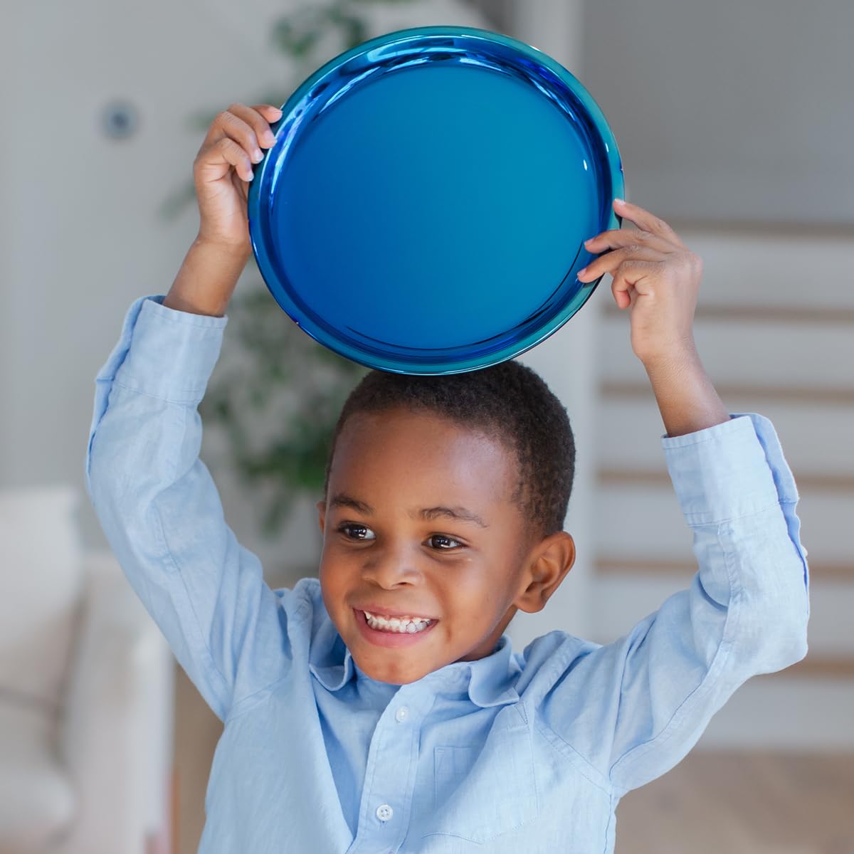 Ahimsa 9-inch plate suits family dining with a timeless aesthetic.