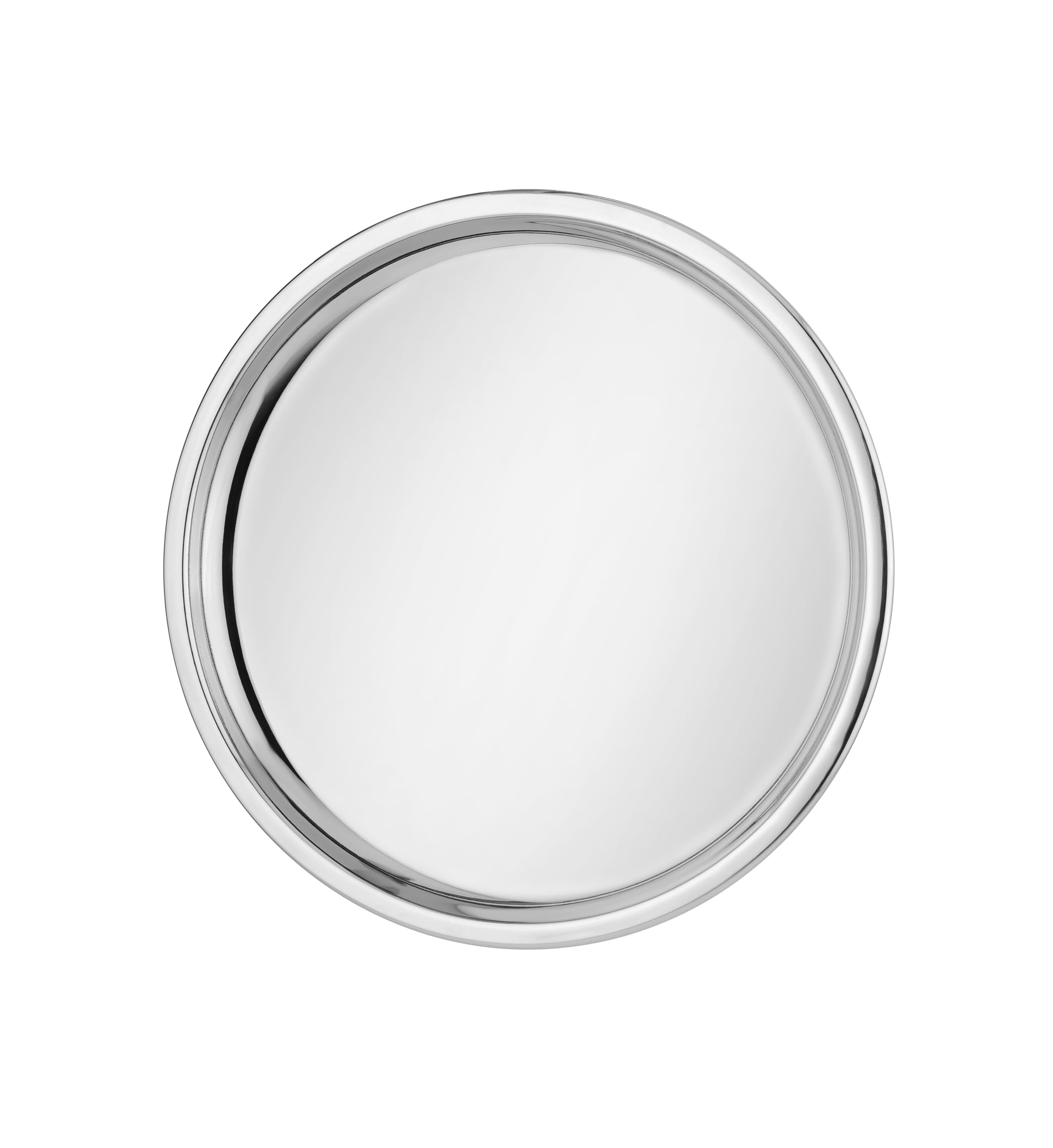 Ahimsa 9-inch stainless steel kids plate with a durable design for daily meals.