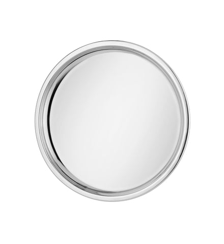 Ahimsa 9-inch stainless steel kids plate with a durable design for daily meals.