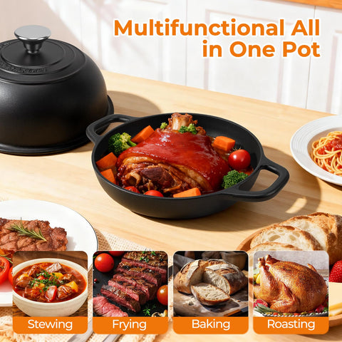 AHJ 5QT capacity is ideal for large sourdough loaves