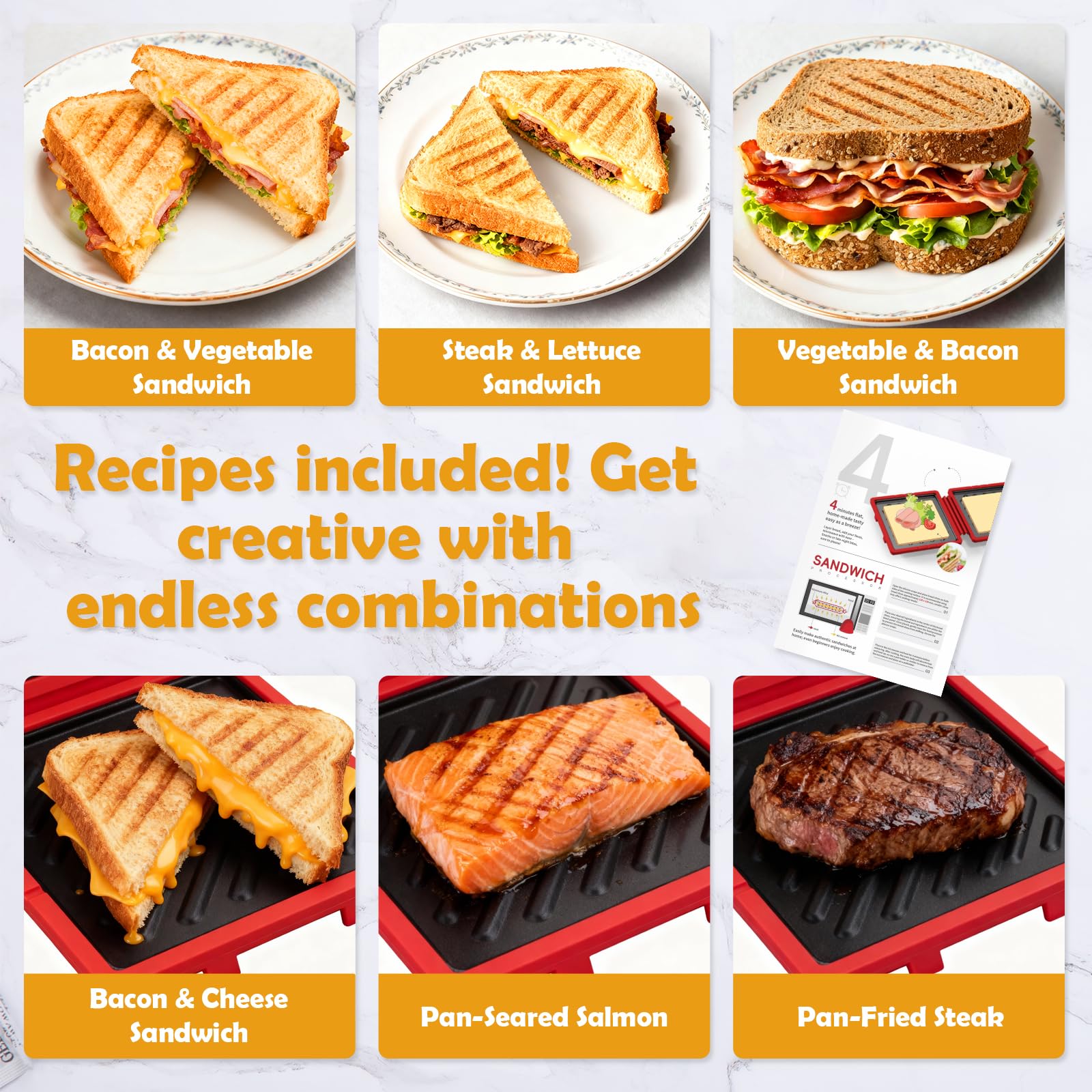 AHJ removable non-stick coating highlights easy cleanup after meals