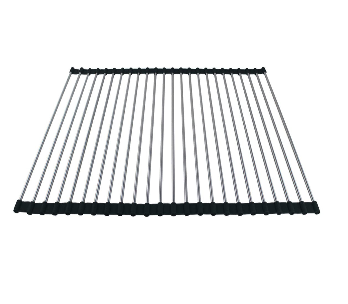 Ahyuan roll-up dish drying rack over sink assembly for efficient air drying.