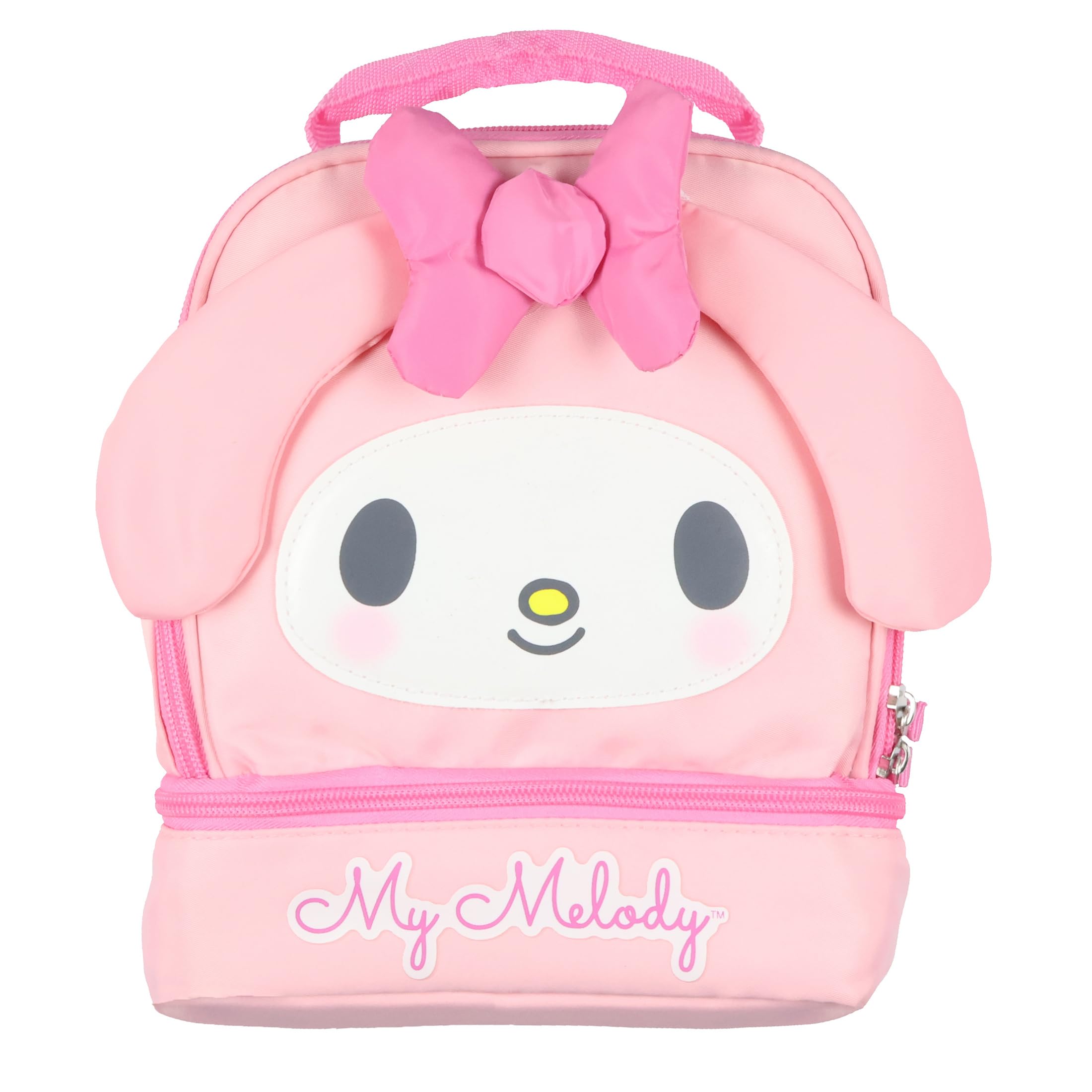 AI ACCESSORY INNOVATIONS My Melody lunch tote top-handle design offers comfortable daily carry