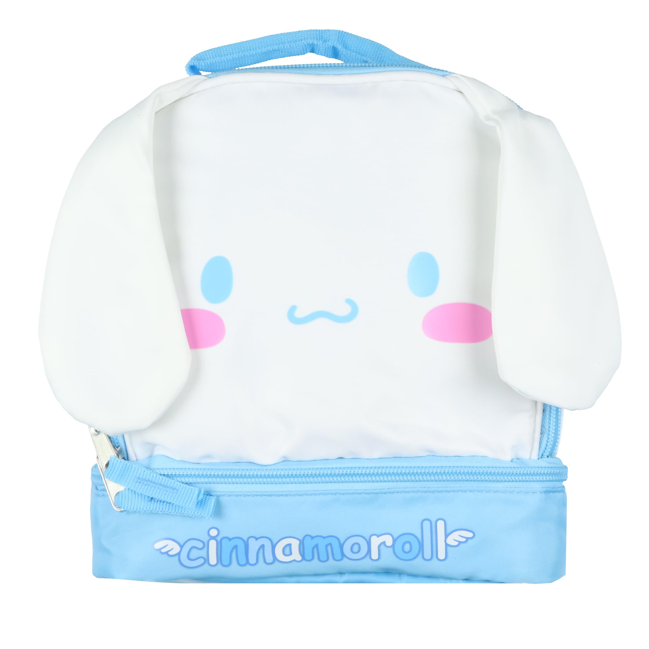 AI ACCESSORY INNOVATIONS Hello Kitty Cinnamoroll lunch tote dual compartments for easy sorting.
