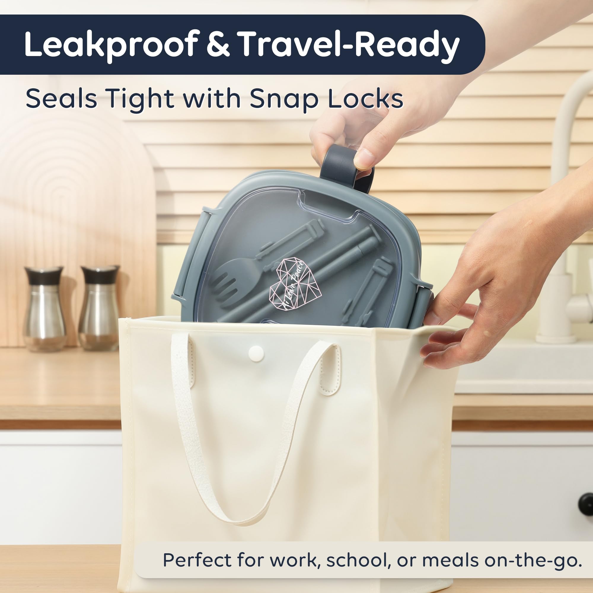 AI LOVE PEACE cool-touch handle for safe, comfortable grip.