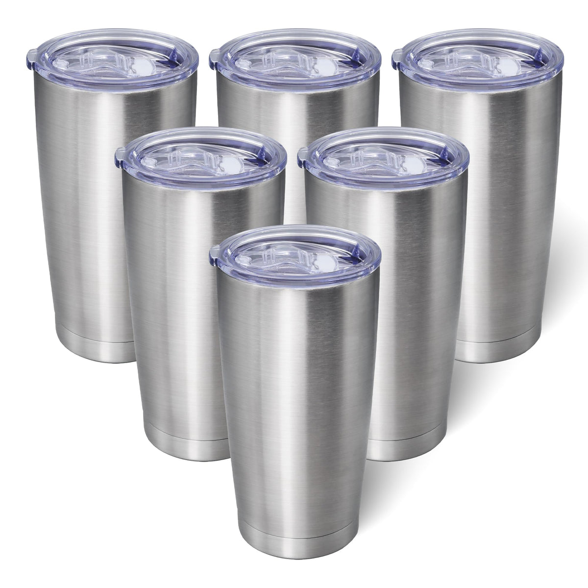 AIANJI 20oz tumbler with lid, stainless steel, double-wall insulation for hot or cold drinks