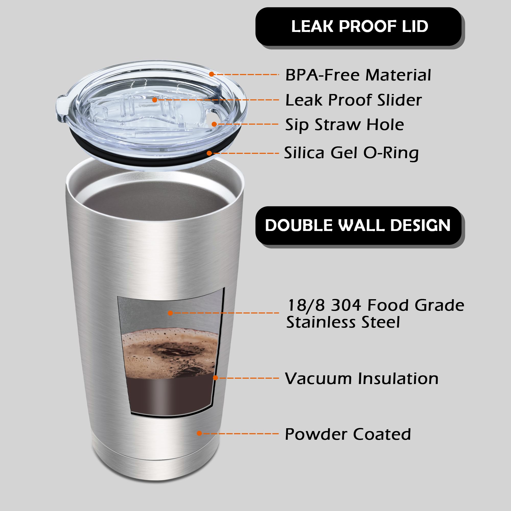 AIANJI 20oz tumbler shows vibrant color choices for daily use