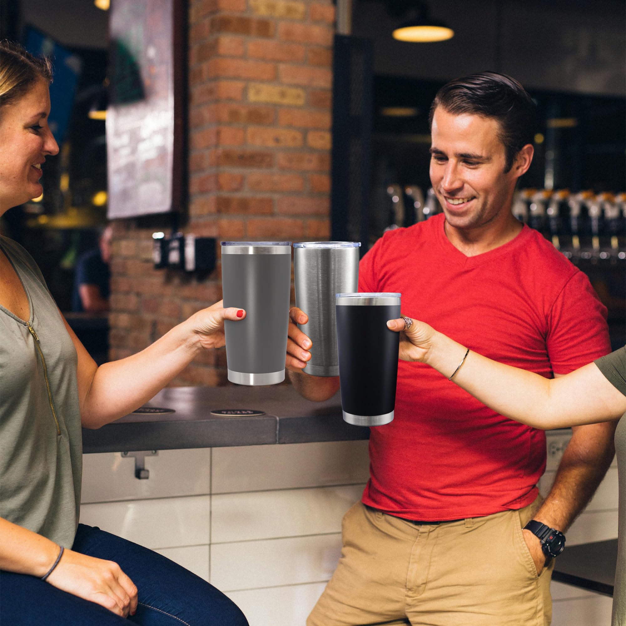 AIANJI tumbler anti-fingerprint design stays clean during use.