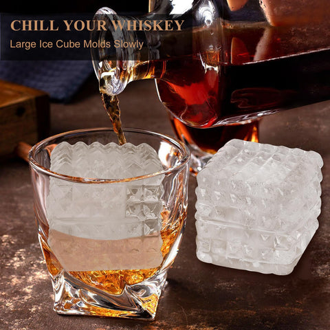 Aibirui BPA-free silicone ice cube mold with easy pop-out release.
