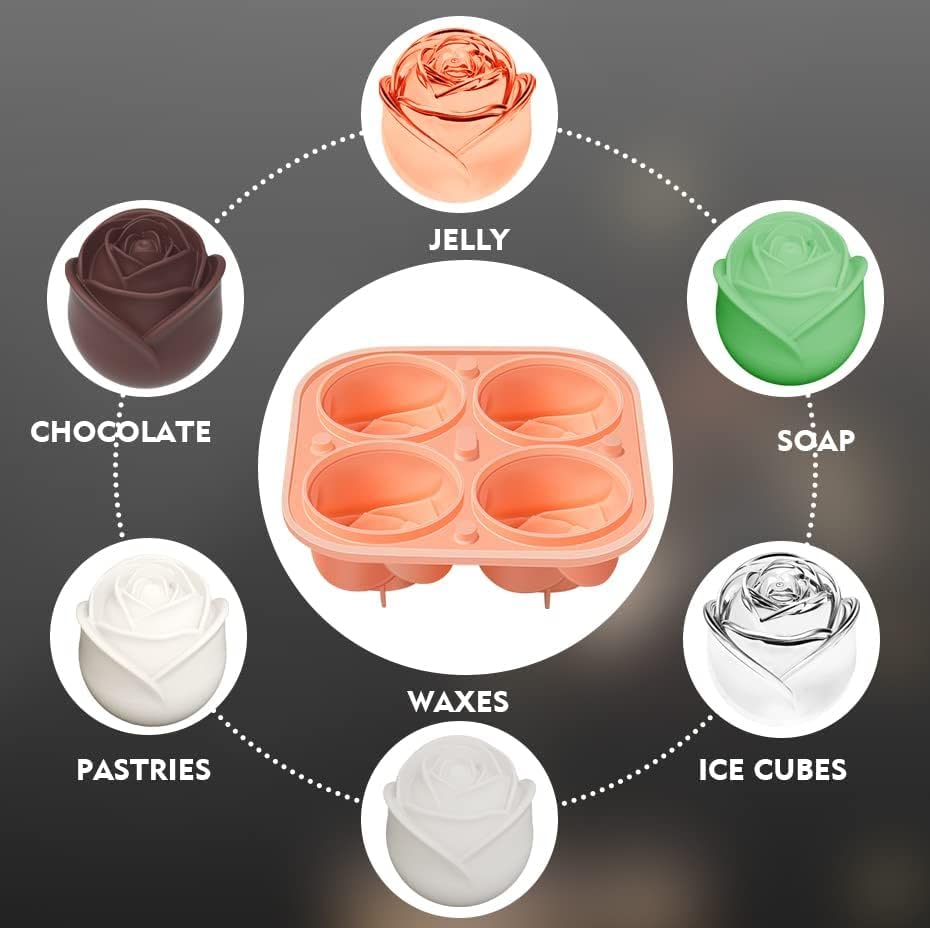 Aibirui rose mold for chocolate roses and edible treats.
