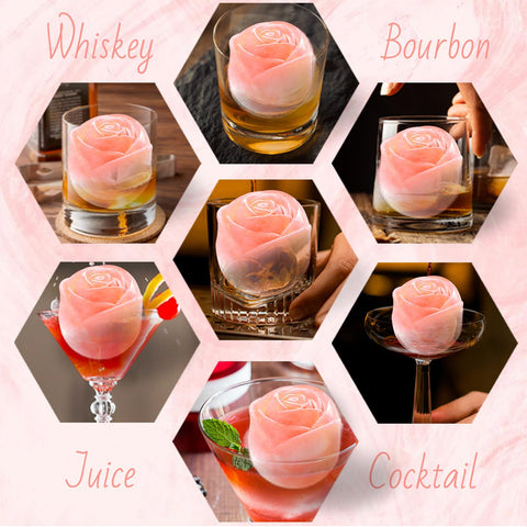 Aibirui versatile rose mold for crafts, desserts, and gifts.