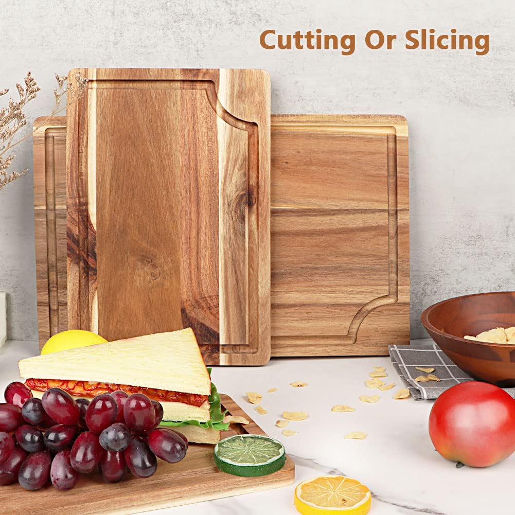 AIDEA acacia board serving cheese and charcuterie with style