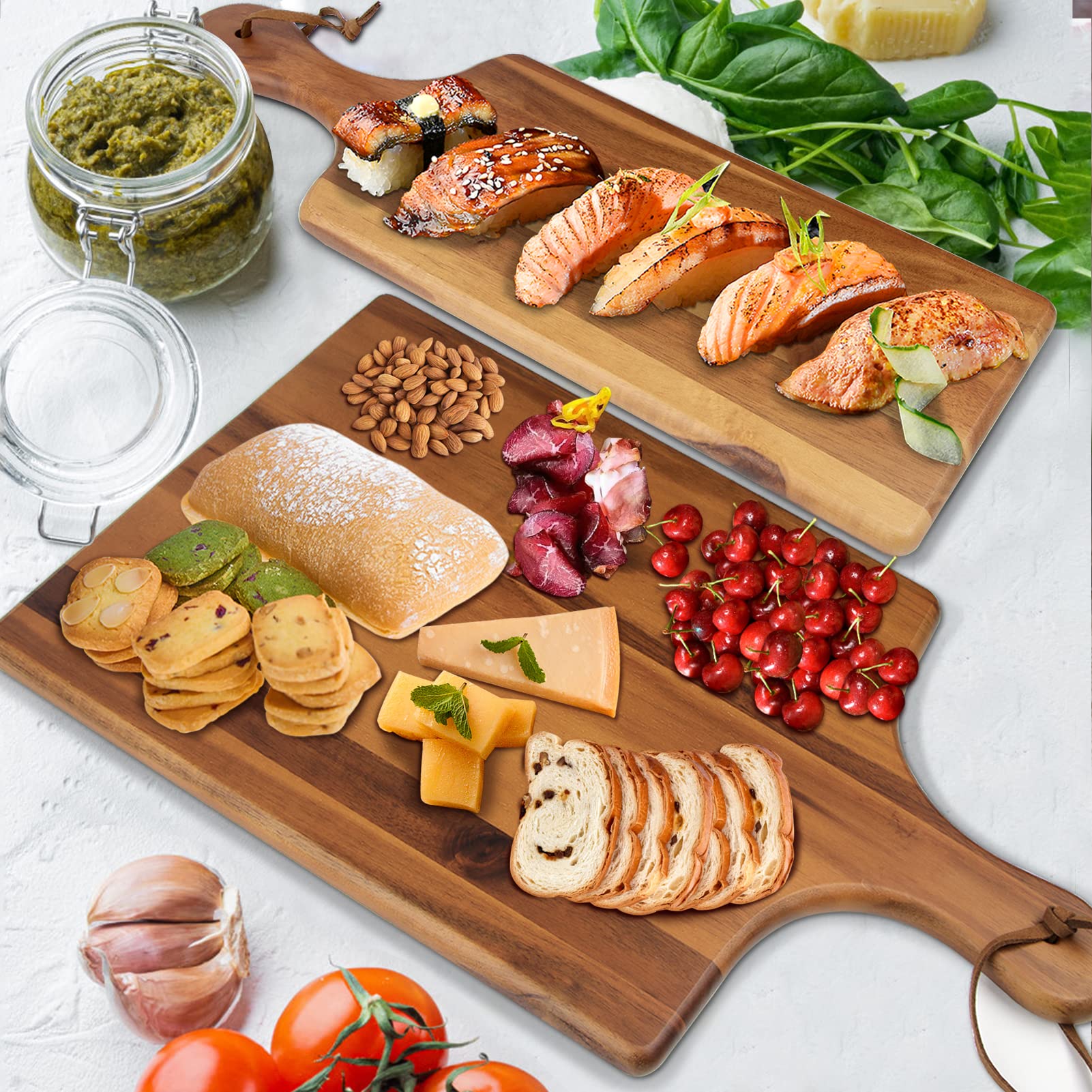 AIDEA party-ready board set for cheese meat crackers