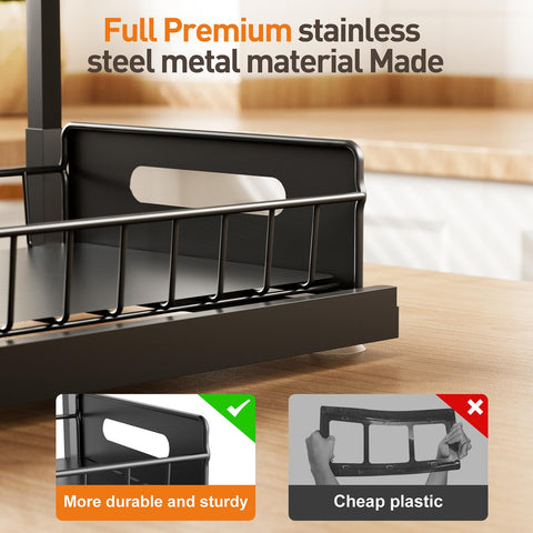 AIDIAM rust-proof metal frame for durable kitchen storage