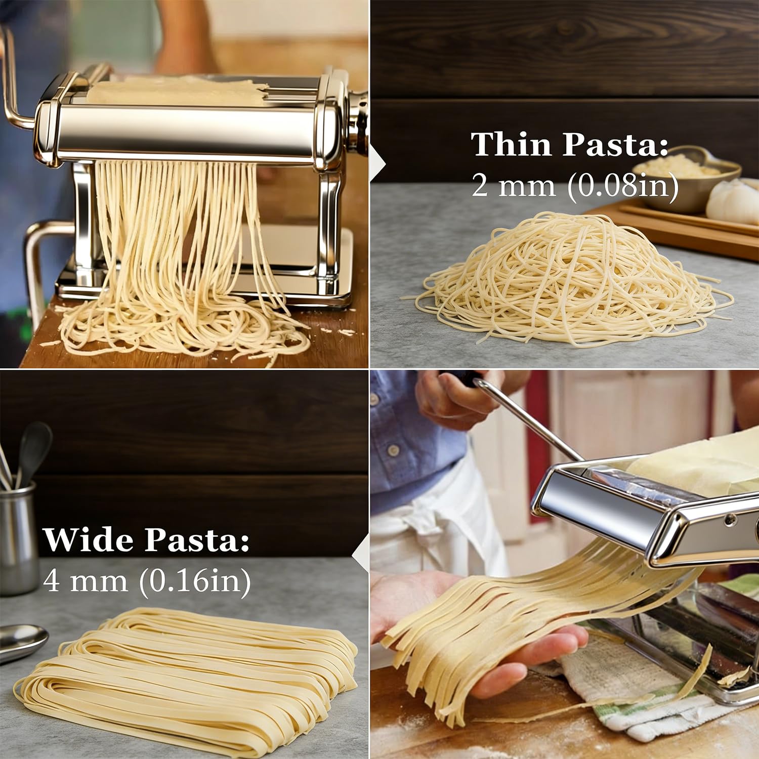 AIDOIT detachable design eases cleaning after pasta making