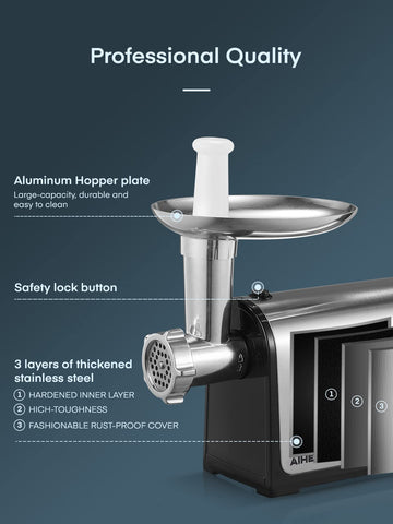 Aiheal removable cutting assembly enables easy cleaning.