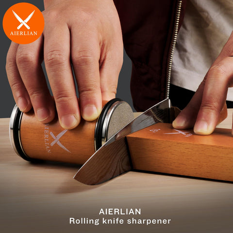 AIERLIAN knife sharpener 20-degree angle guide for consistent edge alignment