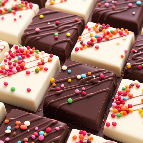 AIERSA Dubai chocolate bar molds 2.5x2.5x1 for precise, uniform bars.