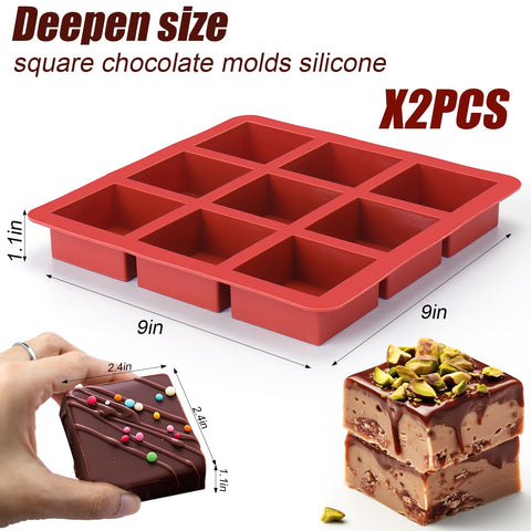 AIERSA easy-demold silicone molds preserve pastry shape and finish.