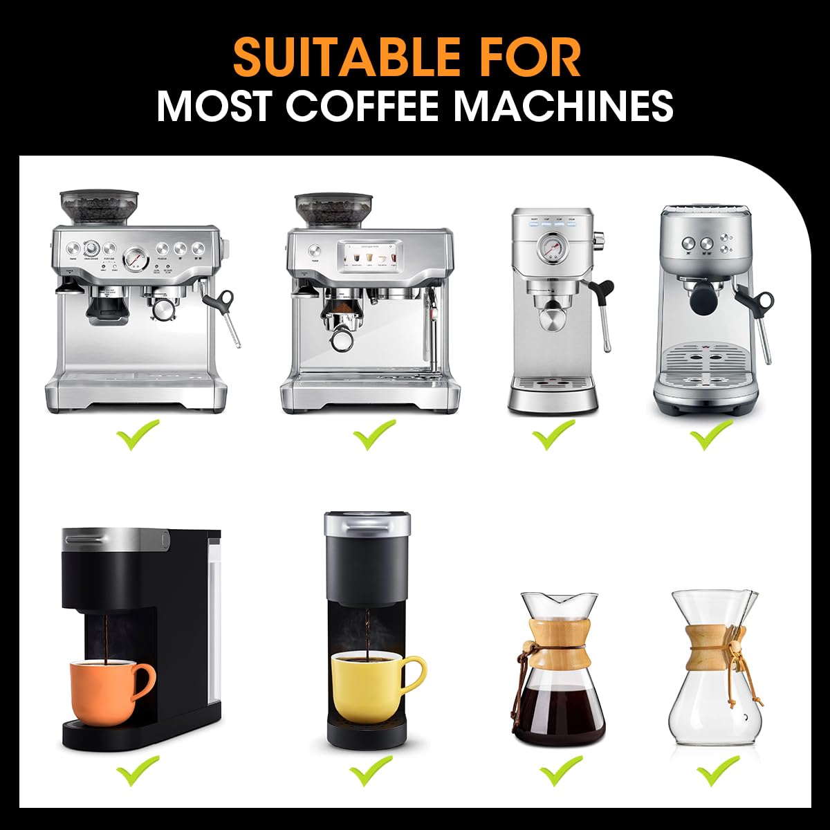 AIEVE dishwasher-safe espresso accessory for easy cleaning and reuse