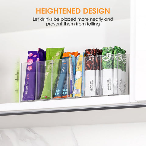 AIEVE enhances quick access with a clear, organized tray for flavors and packets.