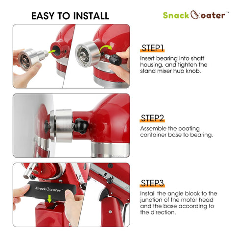 Easy cleaning process with chocolate-safe parts of the AIEVE coater