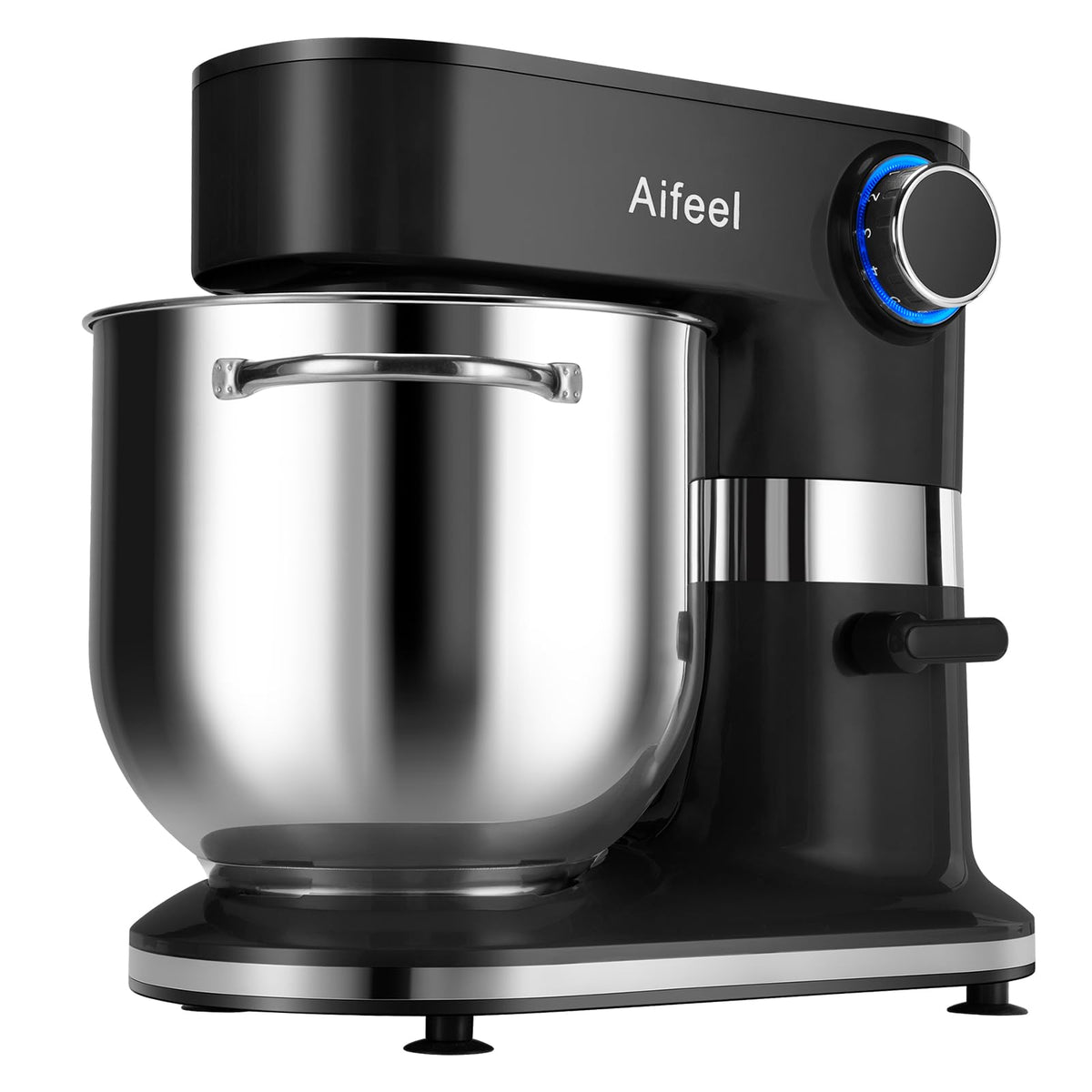 Aifeel 10.5qt stand mixer bowl with double handles for large-batch dough.