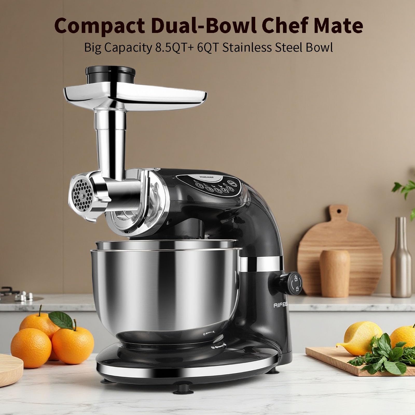 Aifeel stand mixer with meat grinder attachment for fresh ground meat