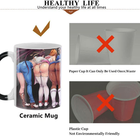 Aigori hand wash only mug preserves the coating and design.
