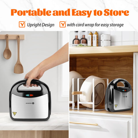 Aigostar non-stick surface makes cooking easier and cleaning faster.