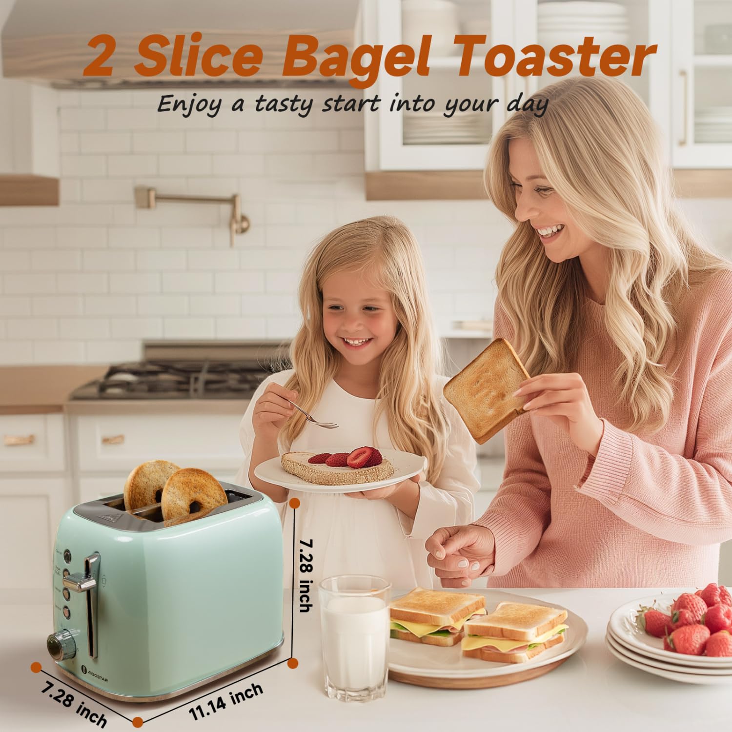 Aigostar retro design adds charm to any kitchen counter