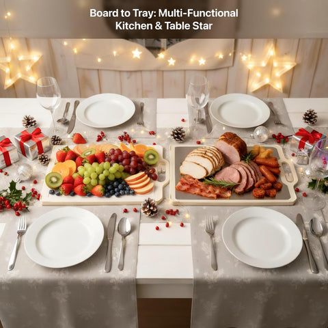 Aigrezzo titanium cutting board slip-resistant grip prevents slips