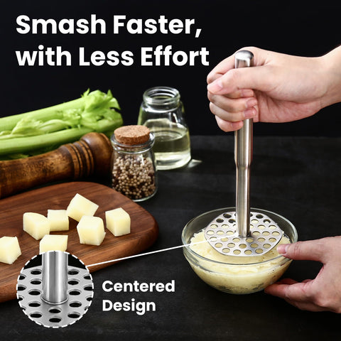 Aihomo one-piece design prevents trapped food and simplifies washing