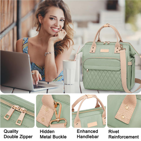 AIJIEKE lunch bag leakproof PEVA liner prevents spills during travel