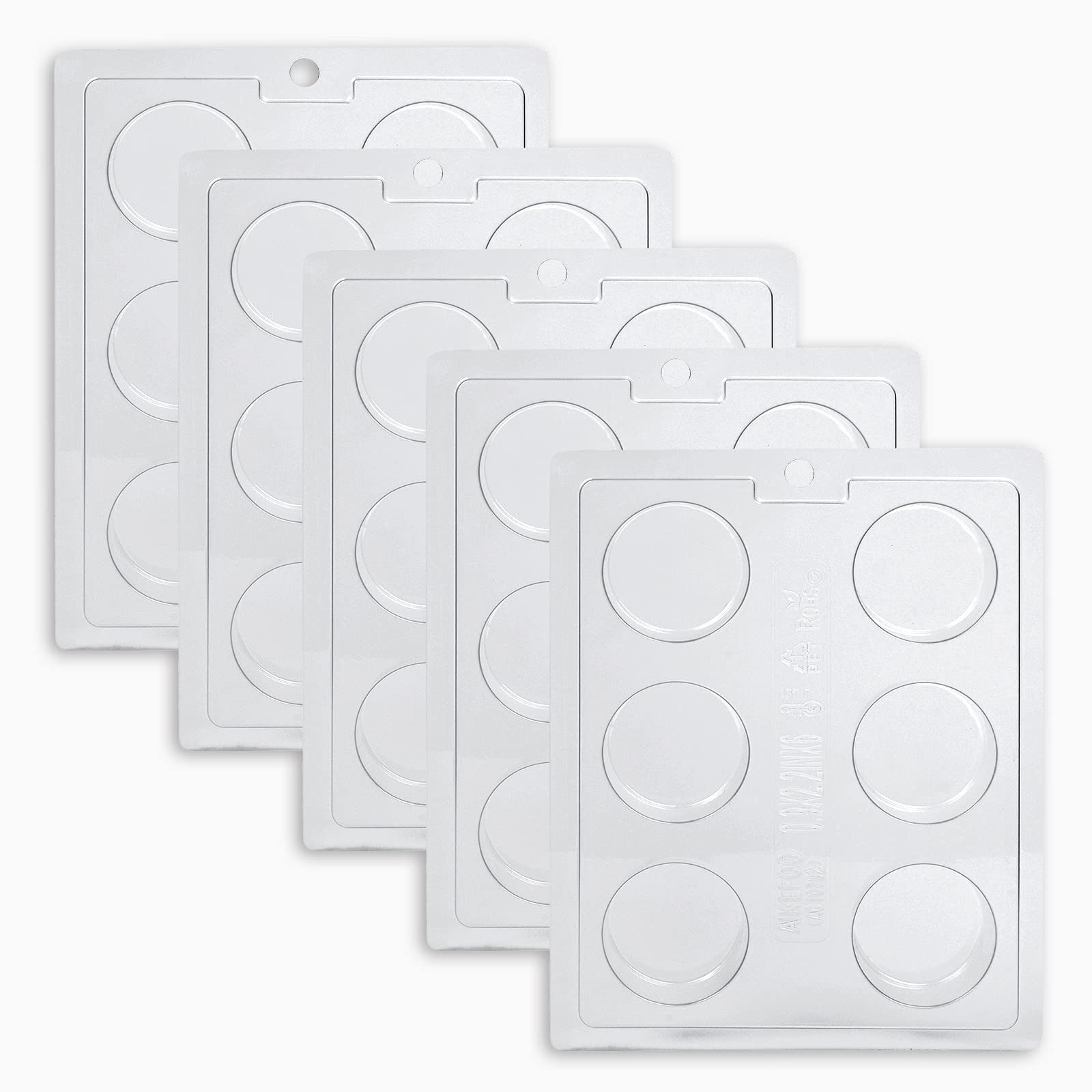 AIKEFOO round cookie mold with six cavities for versatile treats